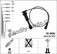 Sada kabelů pro zapalování NGK RC-ME95 - MITSUBISHI