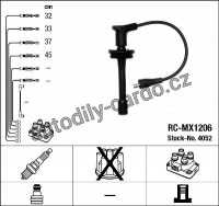 Sada kabelů pro zapalování NGK RC-MX1206
