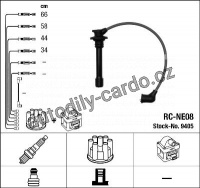Sada kabelů pro zapalování NGK RC-NE08 - NISSAN