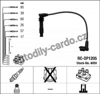 Sada kabelů pro zapalování NGK RC-OP1205 - OPEL