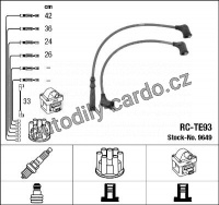 Sada kabelů pro zapalování NGK RC-TE93 - TOYOTA