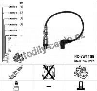Sada kabelů pro zapalování NGK RC-VW1105 - VW