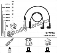 Sada kabelů pro zapalování NGK RC-VW220