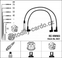 Sada kabelů pro zapalování NGK RC-VW903 - ŠKODA, VW