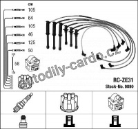 Sada kabelů pro zapalování NGK RC-ZE31 - MAZDA