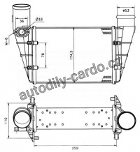 Chladič turba NRF 30127