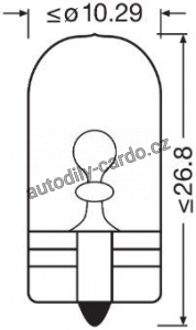 Žárovky OSRAM W5W 12V Cool Blue Intense 2825CBN-02B (2ks) 
