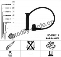 Sada kabelů pro zapalování NGK RC-FD1217