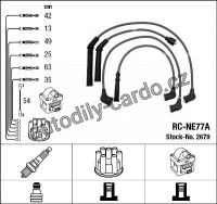 Sada kabelů pro zapalování NGK RC-NE77A