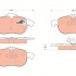 Sada brzdových destiček TRW GDB1613