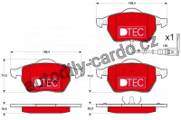Sada brzdových destiček TRW GDB1403DTE - VW GOLF IV, ŠKODA OCTAVIA, AUDI A3