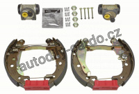 Sada brzdových čelistí TRW GSK1248 - Superkit CITROEN, PEUGEOT