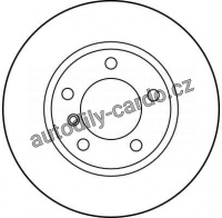 Brzdový kotouč TRW DF1537 - BMW 3 E36