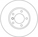 Brzdový kotouč TRW DF4055 - BMW 3 E46