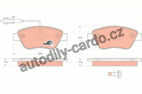 Sada brzdových destiček TRW GDB1590 - FIAT IDEA