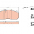 Sada brzdových destiček TRW GDB5000 - MERCEDES INTEGRO 01-