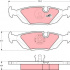 Sada brzdových destiček TRW GDB299 - BMW 3