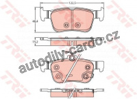 Sada brzdových destiček TRW (GDB2256)