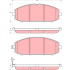 Sada brzdových destiček TRW GDB3361 - NISSAN PATROL