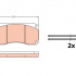 Sada brzdových destiček TRW GDB5008 - RENAULT MAGNUM