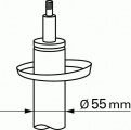 Tlumič pérování SACHS 312 614 - VW