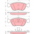 Sada brzdových destiček TRW GDB1406 - VOLVO C70.V70