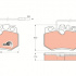 Sada brzdových destiček TRW GDB446 - CITROEN