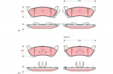 Sada brzdových destiček TRW GDB1379 - MERCEDES W163 ML