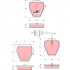Sada brzdových destiček TRW GDB1371 - AUDI A8