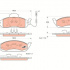 Sada brzdových destiček TRW GDB1378 - MERCEDES W163 ML