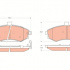 Sada brzdových destiček TRW GDB3378 - HYUNDAI ELANTRA