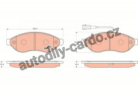 Sada brzdových destiček TRW GDB1681 - FIAT NEW DUCATO