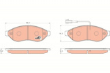 Sada brzdových destiček TRW GDB1681 - FIAT NEW DUCATO