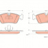 Sada brzdových destiček TRW GDB1348 - BMW 3