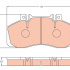 Sada brzdových destiček TRW GDB5050 -MERCEDES