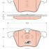 Sada brzdových destiček TRW GDB1684 - VOLVO S80