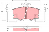 Sada brzdových destiček TRW GDB464 - FIAT CROMA