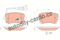 Sada brzdových destiček TRW GDB1557 - VW T5 TRANSPORTER