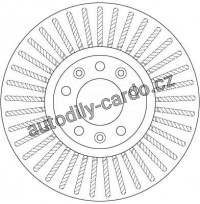 Brzdový kotouč TRW DF6419