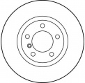 Brzdový kotouč TRW DF2732S - BMW E36 M3