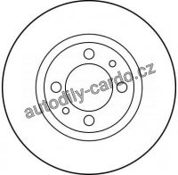 Brzdový kotouč TRW DF1723 - LADA