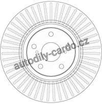 Brzdový kotouč TRW (DF6268)