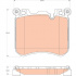 Sada brzdových destiček TRW GDB1826 - BMW E70 X5 M 09-