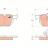 Sada brzdových destiček TRW GDB1560 - BMW 5
