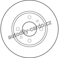 Brzdový kotouč TRW DF1736 - FIAT UNO