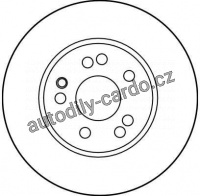 Brzdový kotouč TRW DF2749 - MERCEDES W124 E