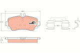 Sada brzdových destiček TRW GDB1293 - MERCEDES W168 A