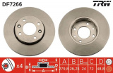 Brzdový kotouč TRW DF7266 - KIA CARENS II 02-