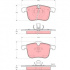 Sada brzdových destiček TRW GDB1567 - OPEL SIGNUM, VECTRA