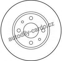 Brzdový kotouč TRW DF1748 - LADA SAMARA